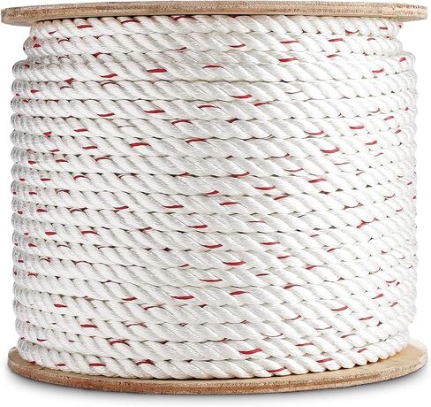ATERET Arborist Bull Rope I 1/2 Inch x 600 Feet I High Strength Polyester I Multipurpose Poly Dacron Rope for Tree Hoist Rigging Line, Marine & Commercial in Saudi Arabia