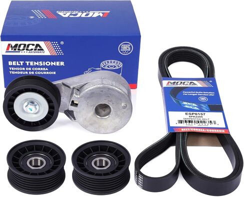 MPLUS Serpentine Belt Drive Component Kit fits 1997-2001 for Oldsmobile Alero 3.4L, 1999-2001 for Pontiac Grand Am 3.4L, 1997-2000 for Chevrolet Malibu 3.1L in Saudi Arabia