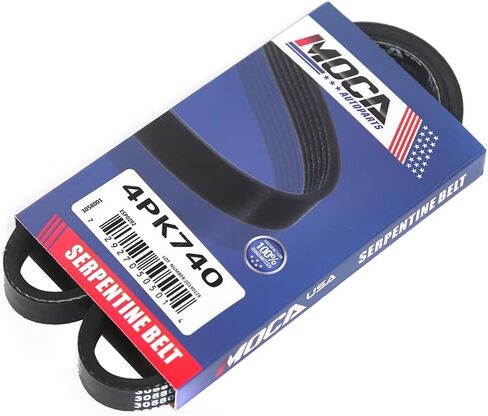 4PK740 EPDM Serpentine Belt fit 1992-1994 for Mercury Topaz 3L, 1993-1994 for Ford Tempo 3L, 1988-1989 for Nissan Stanza 2L, 1992-1994 for Acura Vigor 2.5L in Kuwait