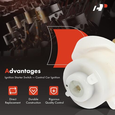 A-Premium Ignition Starter Switch Compatible with Audi & Porsche & Volkswagen Vehicles - 4000 Quattro Coupe 914 924 Cabriolet Dasher Fox Golf Jetta Convertible Pickup Scirocco Super Beetle - 7 Blades in Saudi Arabia