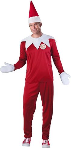 Fun World Mens Elf on the Shelf Adult Costume in Kuwait