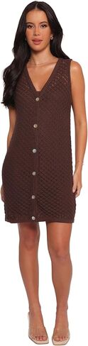 Petal & Pup Women's Luan Mini Dress Chocolate in Saudi Arabia