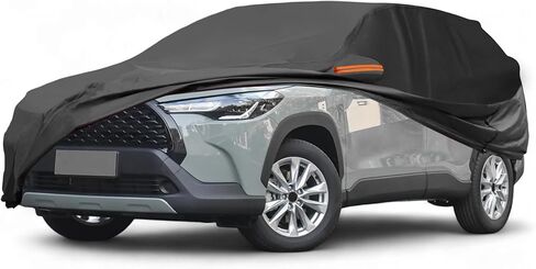 غطاء سيارة مقاوم للماء مناسب لسيارة Toyota Corolla Cross لجميع الأحوال الجوية للسيارات في الهواء الطلق والثلج والشمس والغبار وحماية من الأشعة فوق البنفسجية غطاء خارجي كامل مع سحاب الباب in Kuwait