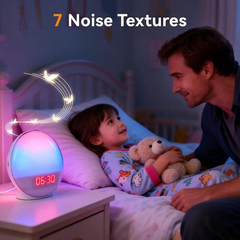 ساعة منبه شروق الشمس مع التحكم في التطبيق لمن ينامون بكثرة، وغرفة النوم، وإضاءة الاستيقاظ مع محاكاة شروق الشمس وغروبها، وآلة صوت ضوضاء بيضاء مع 11 لونًا من الأضواء الليلية، وأجهزة إنذار مزدوجة، وراديو FM in Kuwait