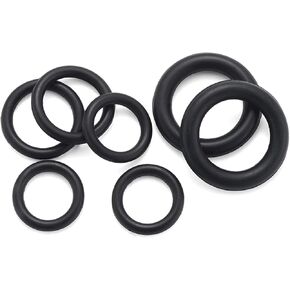 10pcs Black Nitrile O-ring Thickness CS1mm/1.5mm/2mm/3mm Outer Diameter 3-80mm Rubber Oil Resistant Gasket(OD 6mm(50pcs),Cs 3mm) in Saudi Arabia
