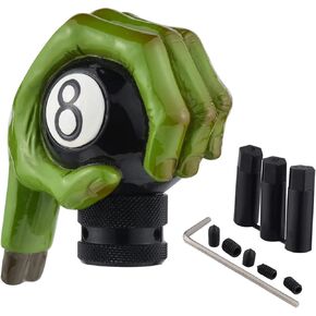 Hand Shape Gear Shift Knob Lever Stick Shifter Head Resin for Most Manual Transmission Cars Trucks SUV, Green in Kuwait