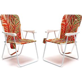 كرسي شاطئ SUNNYFEEL بطول 15 بوصة قابل للطي للبالغين، عبوتين، كرسي رملي كبير الحجم قابل للحمل عالي التحمل بوزن 300 رطل، كراسي حديقة للتخييم قابلة للطي للتخييم/الخارج/السفر/النزهة/الحفلة الموسيقية/الرياضة in Kuwait