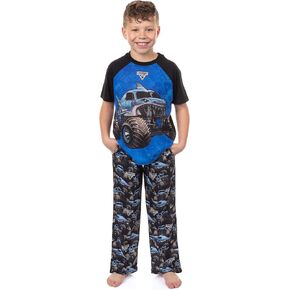 مجموعة نوم INTIMO Monster Jam للأولاد Megalodon Raglan بأكمام قصيرة وسروال in Kuwait