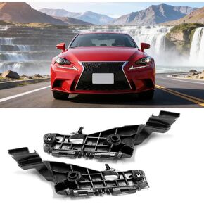 Yumzeco 1Pair Compatible with Lexus Bumper Brackets IS250/IS350 2006 2007 2008 2009 2010 2011 2012 2013 2014 2015, Driver and Passenger Side Palstic Lexus Front Bumper Retainers 5253553011/5253653011 in Kuwait