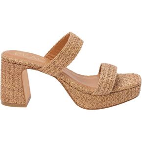 BEACH by Matisse Womens Echo Block Casual Sandals Casual High Heel 3" & Up - Brown in Kuwait