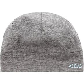 قبعة صغيرة للسيدات من adidas Heather TECH، رمادي/شفاف أونيكس/أزرق فروزن، مقاس واحد in Kuwait