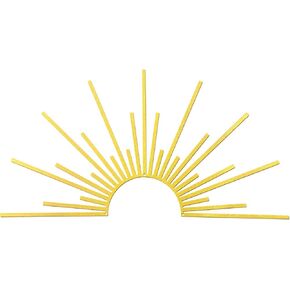 Bnesi Sun Metal Wall Art ديكور جدار الشمس ديكور معدني أسود لغرفة المعيشة وغرفة النوم ديكور المنزل الحديث هدية فريدة من نوعها لبيت جديد لعشاق الفن المنزلي على طراز بوهو البسيط (أسود) in Kuwait