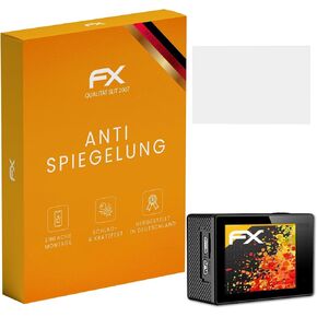 atFoliX Plastic Glass Protective Film Suitable for Akaso EK7000 Plus, Glass Protector 9H Hybrid-Glass FX Glass Screen Protector of Plastic in Kuwait