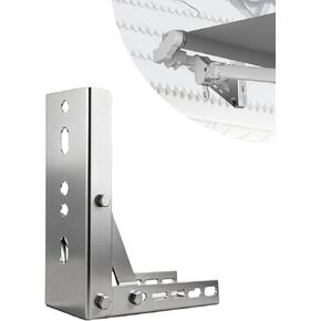 دعامة تثبيت عالمية للمظلات القابلة للسحب، مجموعة تركيب سقف حديدية شديدة التحمل، إطار دعم مظلة بزاوية قابلة للتعديل للفناء والشرفة وظل النافذة، فضي in Kuwait