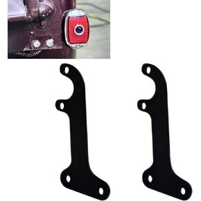 2 Pack Tail Light Brackets Compatible with Fo-rd F100 Pickup Truck 1954 1953 1956 1955, A Lights, Hot Rods, Custom, Street Rods, CustomFits Both Passenger & Driver Side, Black in Kuwait