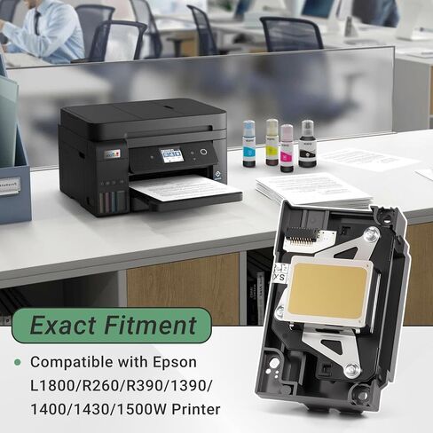 L1800 DTF Printhead, Fit for Epson DTF Printer L1800D R260 R270 R390 R1390 R1400 R1430 R1500W - Compatible with Impresora DTF L1800 Epson Textil Procolored Inkjet Printer in Kuwait