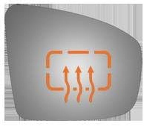 Burco 5524H Convex Passenger Side Replacement Mirror Glass Heated for 2013 INFINITI JX35, 2013-2015 INFINITI QX60, 2013-2015 NISSAN PATHFINDER in Saudi Arabia