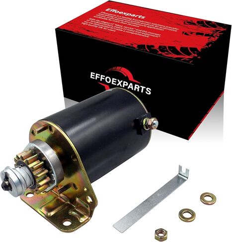 Starter Motor for Briggs & Stratton 7HP-22HP Engines 1972-2002 Replaces OE#390838, 391423, 392749, 394805, 491766, 497594, 497595, AM122337, AM37352, AM39137, LG497595 in Kuwait