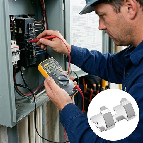 قطعتان من مشابك الاتصال ببطارية AAA، استبدال طرفي زنبركي مزدوج الشظايا لـ Fluke 323 324 325 302+ 303 305 مشبك متر و101 106 107 115 متر متعدد، أجزاء حامل تثبيت مقصورة الفولاذ المقاوم للصدأ in Saudi Arabia