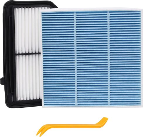 Engine Air Filter&Cabin Air Filter Combo Pack-Compatible with Honda HRV 1.8L 2016 2017 2018 2019 2020 2021 2022-CF11182&CA12052 in Kuwait