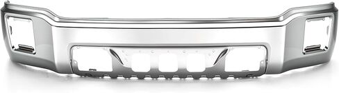 VRC Front Bumper Compatible with 2014 2015 GMC Sierra 1500 Series Pickup,Chrome Steel One-Piece Bumper,For 14 15 Sierra,GM1002848 in Kuwait