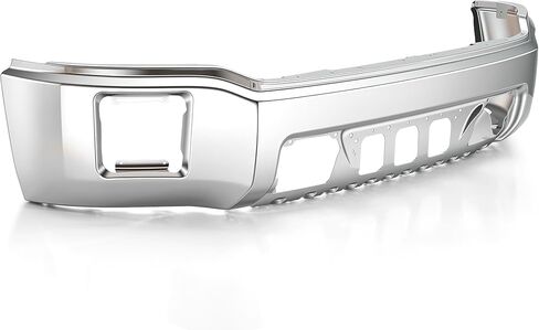 VRC Front Bumper Compatible with 2014 2015 GMC Sierra 1500 Series Pickup,Chrome Steel One-Piece Bumper,For 14 15 Sierra,GM1002848 in Kuwait