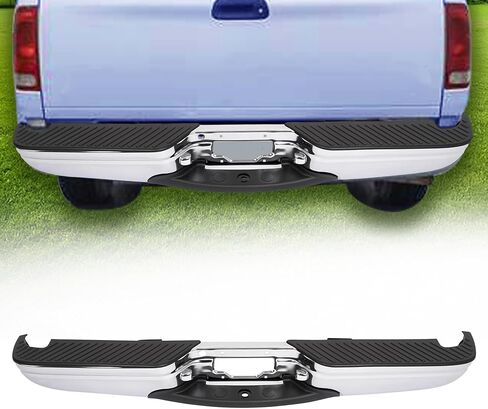 KUAFU Rear Step Bumper Assembly Compatible for 1997-2003 Ford F150 F250 Styleside & 2004 Ford F150 Heritage Styleside ‎FO1103102 Steel Powder Coated in Saudi Arabia