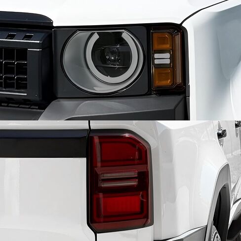 BOGAR TECH DESIGNS Full Headlight Head Light Tint Kit Compatible with Toyota Land Cruiser 2024-2026, Light Smoke in Saudi Arabia
