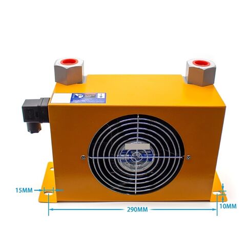 AJ0608T-CA مروحة تبريد الهواء الهيدروليكي 60 لتر / دقيقة مشعاع الزيت DC24V DC12V لوحة مبادل حراري منخفض الضوضاء كفاءة امتصاص الصدمات (AC 380) in Kuwait