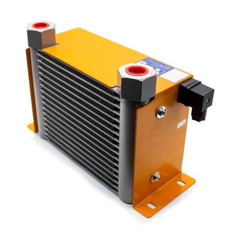 AJ0608T-CA مروحة تبريد الهواء الهيدروليكي 60 لتر / دقيقة مشعاع الزيت DC24V DC12V لوحة مبادل حراري منخفض الضوضاء كفاءة امتصاص الصدمات (AC 380) in Kuwait