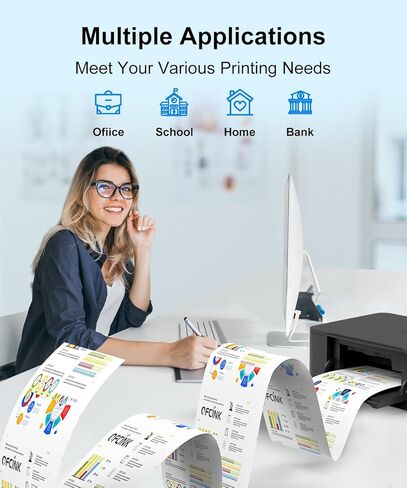 Replacement for Epson 502 522 High Capacity (6 Bottles) Ink Refill Bottles Replacement for Epson 502 522 Ink Use for EcoTank ET-3760 ET2760 ET2750 ET-4760 ET-2850 ET-15000 ST-4000 ST-2000 in Kuwait