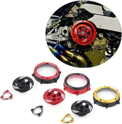 SIKUAI Motor Clear Clutch Cover Spring Retainer Pressure Plate For Ducati Panigale V4S V4 2019-2022 Gold in Kuwait