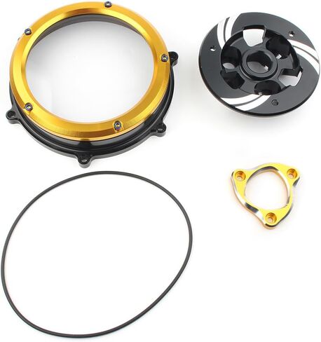 SIKUAI Motor Clear Clutch Cover Spring Retainer Pressure Plate For Ducati Panigale V4S V4 2019-2022 Gold in Kuwait