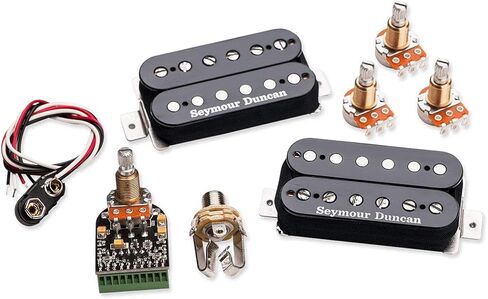 Seymour Duncan AHB-1s Blackouts Active Humbucker 2-piece Pickup Set - Black in Saudi Arabia