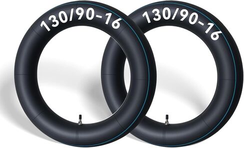 2 PCS 5.00/5.10-16 Inner Tube 130/90-16 Tube Replacement with TR4 Straight Valve Stem for Pit Bike Front/Rear Tire Tubes in Kuwait