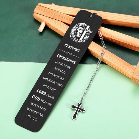 Confirmation Gifts for Teenage Boys, Christian Bookmarks for Men, Religious Bible Accessories for Men, Catholic Gifts for Man Baptism First Communion Confirmation, Easter Basket Stuffers for Boys in Kuwait