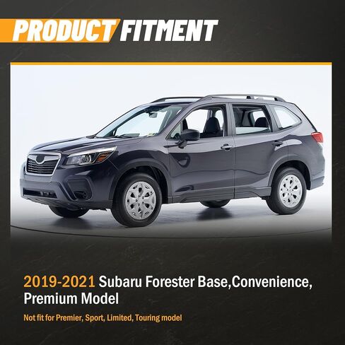 Fog Light Assembly Fits for 2019-2021 Subaru Forester Base, CONVENIENCE, PREMIUM Models, Universal Wiring Harness and H16 Bulbs Included(12V 19W) - Clear PC Lens, Black ABS Housing, 1 Pair in Saudi Arabia