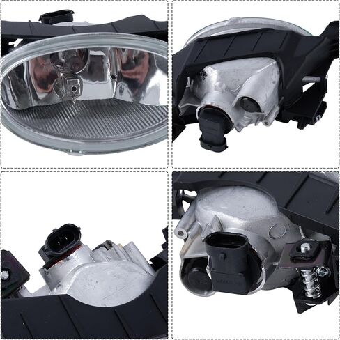 Fog Lights Replacement for Honda Odyssey 2014-2017 with H11 12V 55W Bulbs Bezel Fog Lamps Assembly 1 Pair in Kuwait