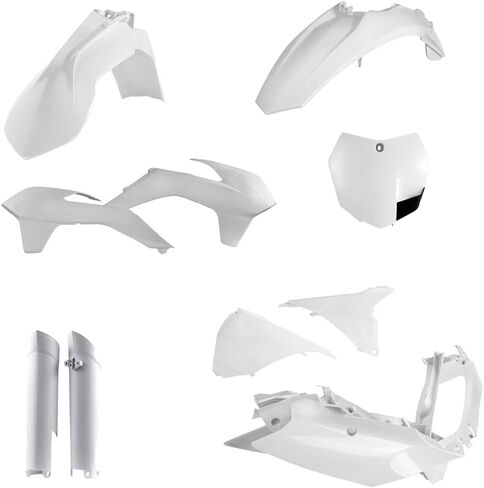 Acerbis Full Plastic Kit White For KTM 450 SX-F 2013-2014 in Saudi Arabia