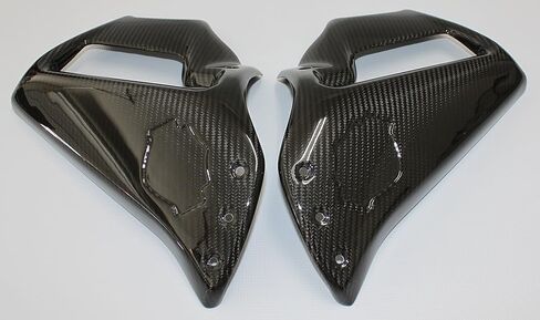 Carbon Fiber Upper Side Fairings for Harley-Davidson VRSCF V-Rod Muscle 2009-2017 (Twill Weave - Gloss) in Saudi Arabia