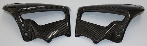 Carbon Fiber Upper Side Fairings for Harley-Davidson VRSCF V-Rod Muscle 2009-2017 (Twill Weave - Gloss) in Saudi Arabia
