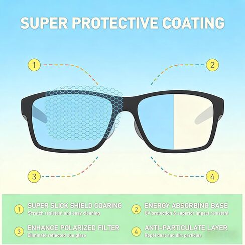 عدسات مستقطبة بديلة للنظارات الشمسية Ray-Ban RB4278 مقاس 51 ملم - خيارات متعددة in Kuwait