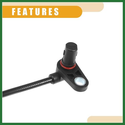 Motoforti ABS Sensor No.599101W000 - Car Rear Left ABS Wheel Speed Sensor - for Kia Rio 2012-2017 ABS Metal Black - 1 Pc Long-lasting in Saudi Arabia