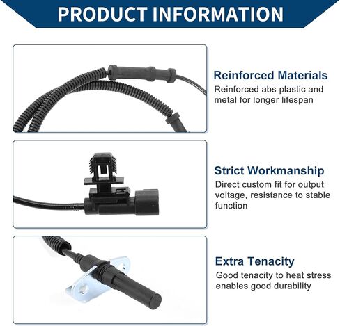 No.22761955 ABS Wheel Speed Sensor for GMC Sierra 3500 HD 2015-2016 Rear Left ABS Sensor Anti-lock Braking System Sensor 1 Pcs in Saudi Arabia