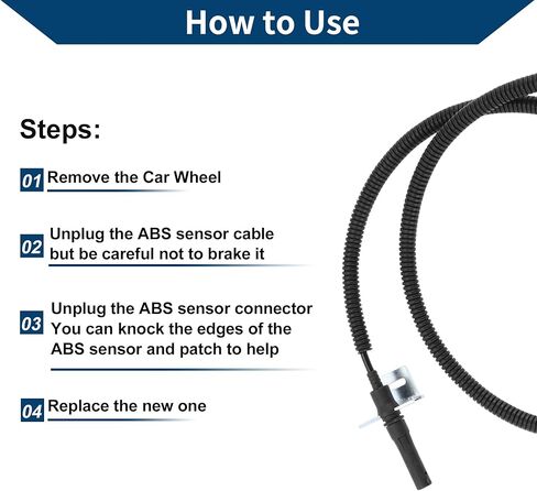 No.22761955 ABS Wheel Speed Sensor for GMC Sierra 3500 HD 2015-2016 Rear Left ABS Sensor Anti-lock Braking System Sensor 1 Pcs in Saudi Arabia