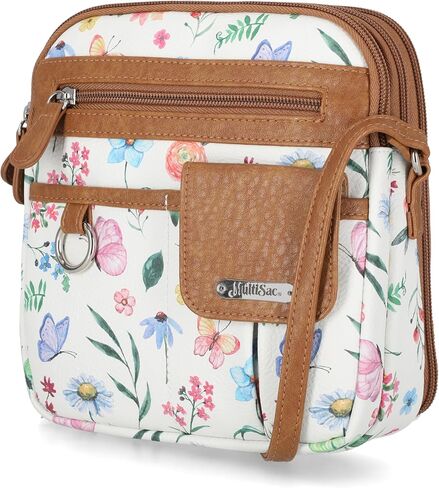 حقيبة كروس نسائية MultiSac North South صغيرة بسحاب حول الجسم من Multisac in Kuwait