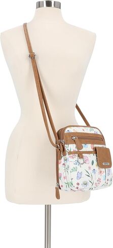 حقيبة كروس نسائية MultiSac North South صغيرة بسحاب حول الجسم من Multisac in Kuwait