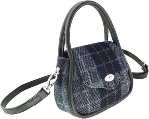 Glen Appin Harris Tweed 'Buchan' Round Mini Handbag in Saudi Arabia