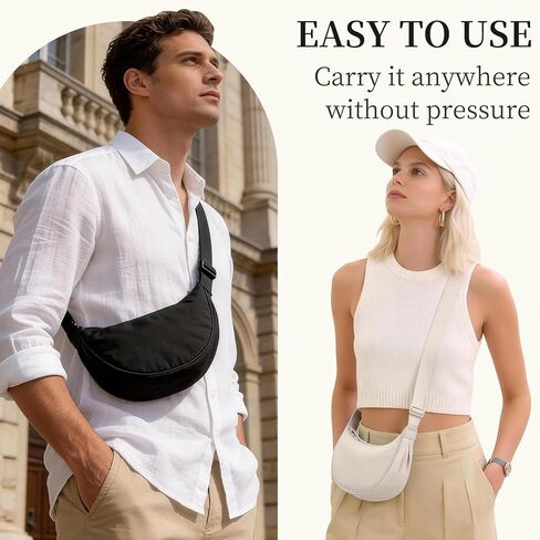 Crossbody Sling Bag adult,Small Shoulder Bag for Women and Men,Lightweight Travel Sling Bag with Adjustable Strap in Saudi Arabia