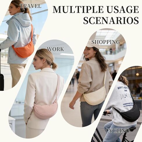 Crossbody Sling Bag adult,Small Shoulder Bag for Women and Men,Lightweight Travel Sling Bag with Adjustable Strap in Saudi Arabia